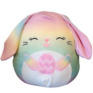 11 inch Squishmallows Wu the Rainbow Bunny